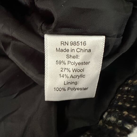 COLDWATER CREEK Womens Jacket Half Sleeve Tweed Career Travel Minimalist | P8 - Picture 6 of 9